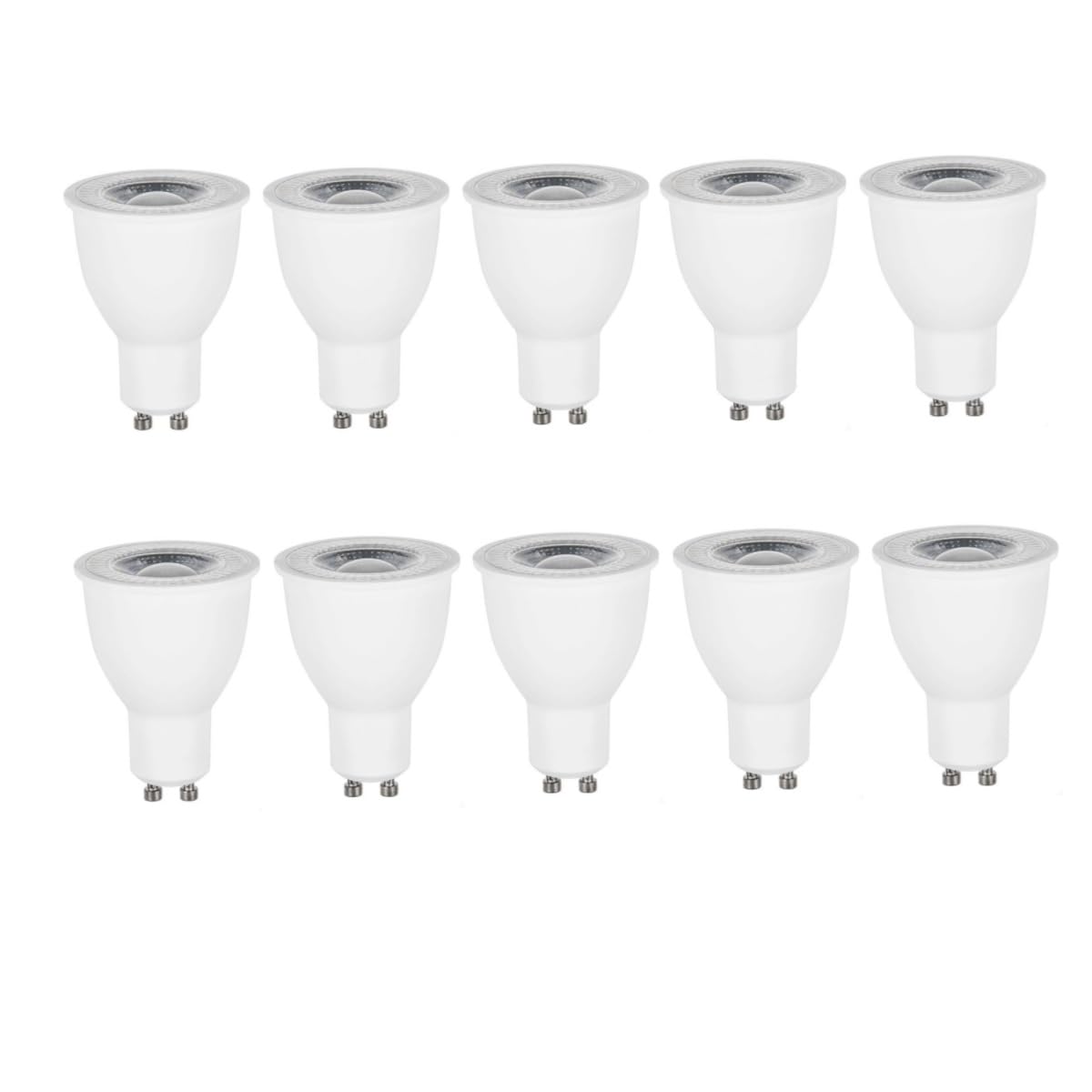 Gu10 LED-Glühbirne 10W, 100-265V Breitspannung, Scheinwerfer ohne Flimmern,2835 LED-Chips, für Einbau-/Schienenbeleuchtung, Wohnküche Wohnzimmer (230V-10W 10 Stück/Weißlicht 6500K)