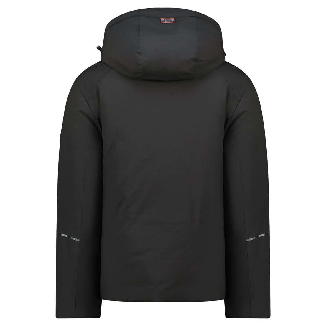 Geographical Norway Waouh Men Chaqueta de Esquí Hombre Impermeable Transpirable Repelente Capucha Técnica Desmontable Aislamiento Cálido