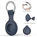 4 Pack Airtag Case Holder for Apple Air Tag, Airtag Case with Anti-Lost Keychain, Silicone Protective Cover for Kids' Backpacks, Dog Collars, Luggage, Multi-Color Protective AirTag Accessories