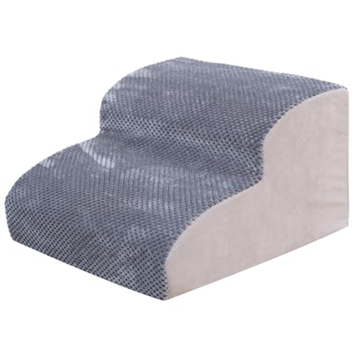 Escaleras para Perros para Perros pequeños, escaleras para Perros para Perros pequeños 14.6x15.4x9.8 Pulgadas 2 escaleras para Que los Perros se suban a la Cama escaleras de Mascotas Suaves y sin Des