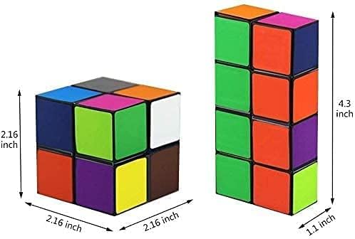 Magic Star Cube 2 in 1,Infinity Cube,Speed Cube,Smooth Surface Solid & Durable,3D Assembly Fidget Stress Anxiety Relief,Brain Teaser,Durable Puzzle Cube for Kids and Adults - Image 5