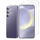 BIGFACE Galaxy S24 Tempered Glass Screen Protector + Camera Lens Protector [ 2 + 2 Pack ][Case Friendly] [Anti-Scratch] [Ultrasonic Fingerprint Unlock] Clear HD Protective Film for Samsung Galaxy S24