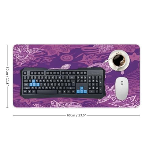 Mouse Pad Grande Hawaii con Tortuga de Mar Púrpura miniatura 2