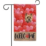 Decoración perfecta para exteriores: gran decoración para jardín, patio, césped, patio, casa de campo, puerta delantera, buzón, cubierta, balcón, terraza, terraza, porche, pared. También es un regalo especial para tu familia o amigos que aman a los perros.