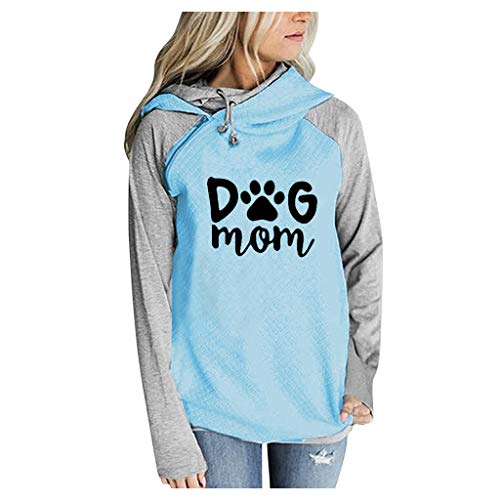 Sudadera con Capucha Mujer Caliente y Esponjoso Tops Chaqueta Mujeres de Invierno Suelta Tallas Grandes Jersey Estampado Camiseta Blusa Tops riou