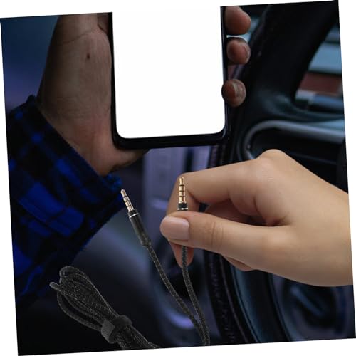 Cable de audio jack 3.5 mm macho a macho 1.5 m miniatura 3