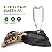 POPETPOP Reptile Water Feeder : Triangle Reptile Water Dish Plastic Automatic Feeder for Turtle Gecko Lizard, 7.66X7.07X9.82inch (Black)