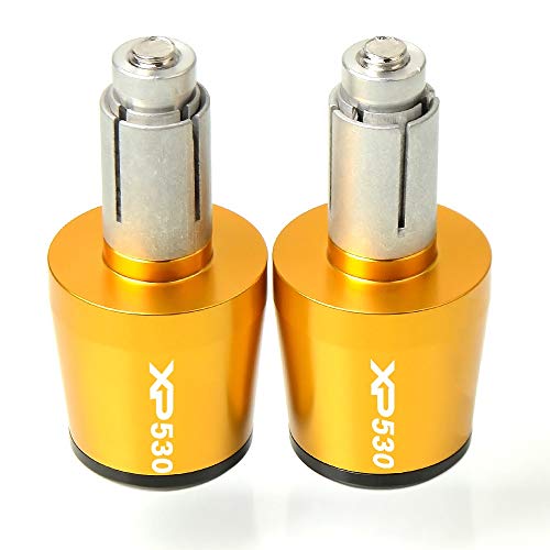 Lo Nuevo Diseñado Universal Modificado per Requisitos Moto 7/8 Mano Extremos De La Barra Manija De La Motocicleta Acoples per Yamaha XP530 Xp530 2012-2016 Extremo del Manillar (Color : Gold)