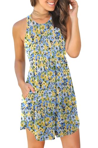 Image of HiMONE Vacation Dresses for Women 2025 Summer Dress Women's Casual Sundresses Casual Beach Petite Sun Dress XS-2XL