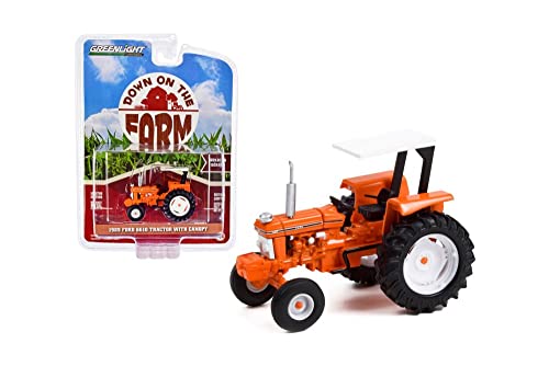 Tractor Ford 6610 1989 con toldo escala 1:64 miniatura 3