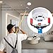 10.5FT Professional Smoke Detector Removal Tool with 2 Replacement Head, Suitable for Smoke Transducer of Different Sizes, Smoke Detector Changer Tool for Convenient Installation Direct Replacement