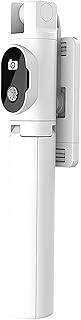 SCRUBY P20 Live Support Selfie Stick Multifuncional Portátil Telescópico y Giratorio Bluetooth Selfie Stick Trípode (Blanco)