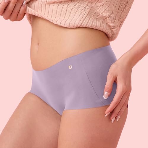 Image of Enamor Innovations Invisi, All Day Comfort, Mid Waist Boyshorts Panty for Women - No Visible Panty Lines, Breathable, Sweat Wicking, Free Cut, Full Coverage - PS40