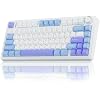AULA Wireless Keyboard and Mouse Combo, F75 75% Mechanical Keyboards, Hot Swappable Custom Keyboard+SC580 Wireless Gaming Mouse Black