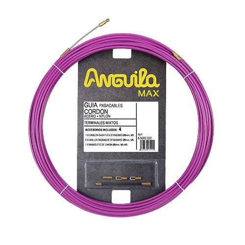 Cordon en acier nylon 12m câble flexible traction fixation diverses