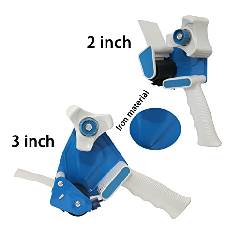 2 Inch Packaging Tape Dispenser Gun Handheld Tape Gun For 2-Inch-Wide Clear Packaging Tape,Blue #TOP1