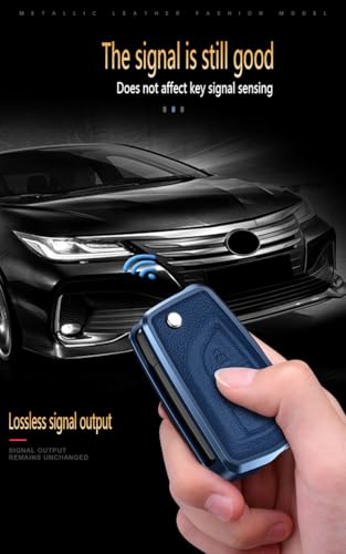 Coque de clé Toyota marron en alliage léger avec protection intégrale antichoc haute performance