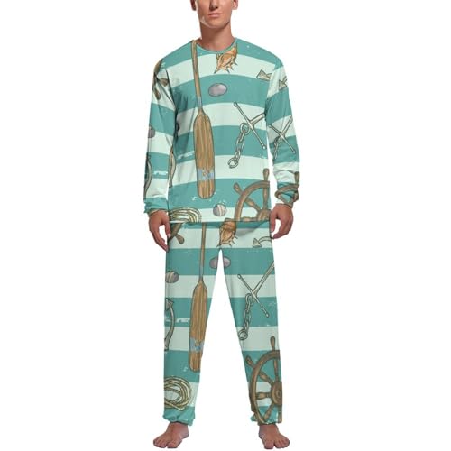 Ensemble de pyjama homme manche longue et pantalon Outils Nautiques