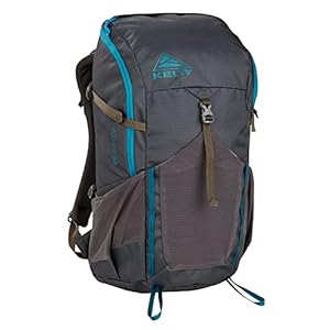 Kelty Asher Day Hiking Pack, 18-85 Liter Capacity, Hiking, Backpacking, Travel Pack, Internal Frame 2023 Model (35L Beluga)