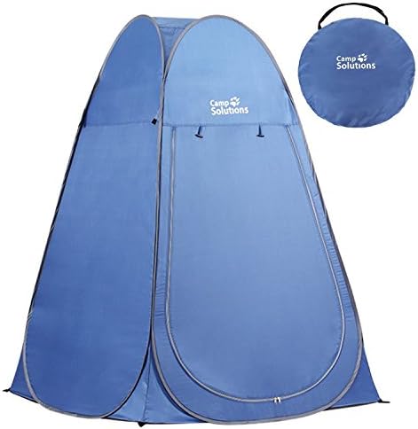 Camp Solutions Portable Pop Up Privacy Shelter Dressing Changing Privy Tent Cabana Screen Room Weight Bag for Camping Shower Fishing Bathing Toilet Beach Park, Carry Bag Included