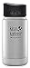 Klean Kanteen Botella de acero inoxidable cepillado, con tapa de café 2.0.