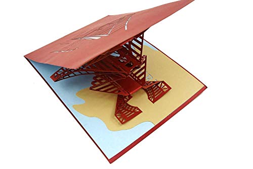 image for PopLife Golden Gate Bridge 3D Pop Up Greeting Card for All Occasions -