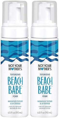 Not Your Mother's Beach Babe Hair Texturizing Foam with UV defense, 2 Pack