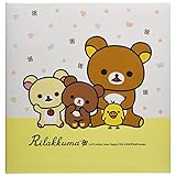 ナカバヤシ キャラクター Lサイズ フヤスアルバム ビス式 白台紙10枚 A-LF-1008 リラックマA