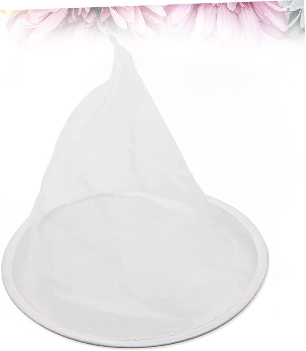 SHOWERORO Nylon Mesh Filter Bag Cone Shape Honey Filter Strainer for Home Bucket Honey Strainer
