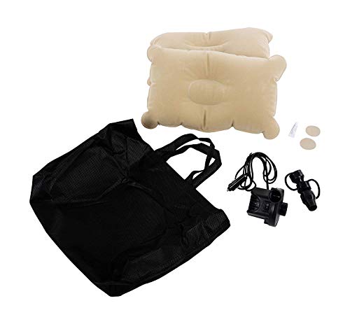 Image of Maharsh Car Bed with 3 Separate Compression Sacks, 2 Pillows,Puncture Kit & Powerful Pump(Multicolor)