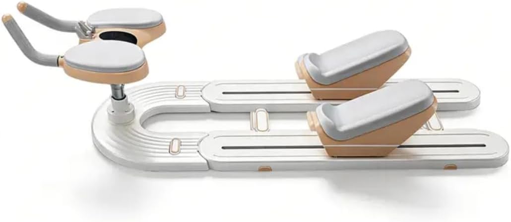 Sliding Fitness Trainer Board with Adjustable Knee Pads and Handlebar, Core Ab Workout Machine, Home Gym Exercise Equipment for Men and Women