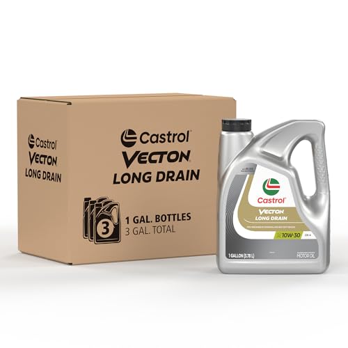 Castrol Vecton Long Drain 10W-30 CK-4 Aceite Diesel Sintético 3 Botellas 1 Galón miniatura 1