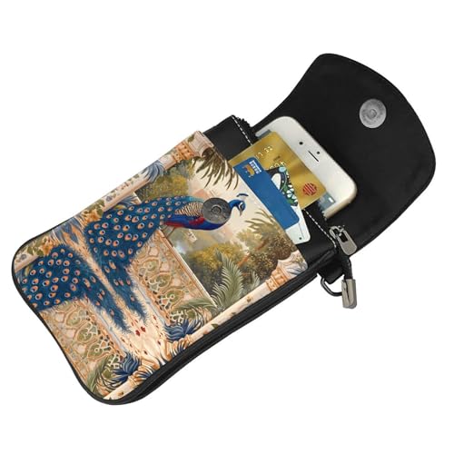 Starfish Beach Seashells Small Crossbody Bags for Women Travel Cell Phone Pouch PU Leather Shoulder Cross Body Bag4