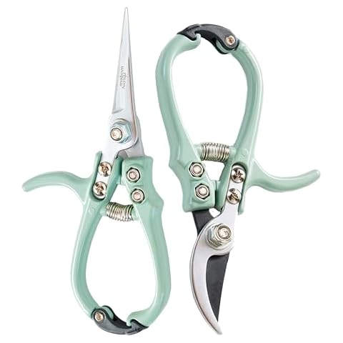 Modern Sprout Gardening Shears & Pruners 2-pack, Lightweight, Durable, Green, One Size (Sage) Cover