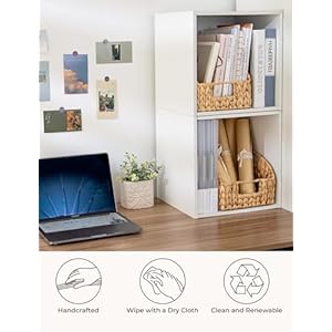 StorageWorks Pantry Baskets for Organizing, Wicker Baskets with Built-in Handles, Handwoven Wicker Storage Baskets, Water Hyacinth for Shelves, 2 Pack StorageWorks Pantry Baskets for Organizing Wicker Baskets with Built in Handles Handwoven Wicker Storage Baskets Water Hyacinth for Shelves 2 Pack