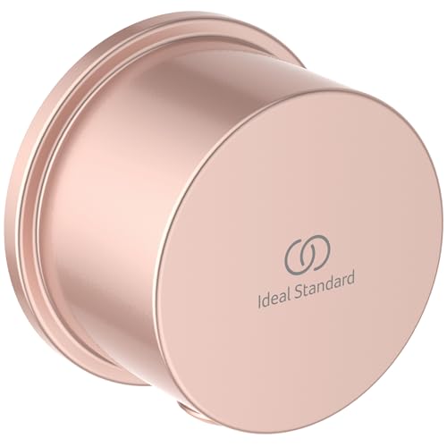 Ideal Standard BC808RO Idealrain Wandanschlussbogen (Brauseschlauchanschluss) Aufputz, für Brauseschlauch G1/2, Rosé