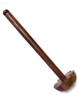 Generic Wooden Mathani, Mixer,Hand Blender(Saag/Dal/Lassi Ghotni) (Size 14 inch) Wood Spiral Whisk (Pack of 1) (Brown), Large, HAGISU99