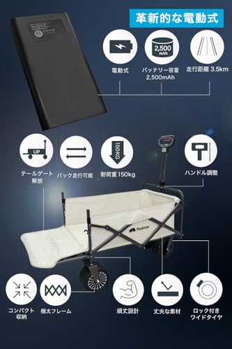 Pasinaz アウトドアワゴン キャリーカート PZ-ODW の商品画像 2