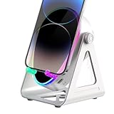 Soluzione decorativa coinvolgente: l'altoparlante del supporto del telefono include un'illuminazione dinamica che favorisce un'atmosfera ricca, fungendo sia da attrezzatura audio funzionale che da arredamento adattabile con colori fai da te per elevare naturalmente qualsiasi spazio abitativo