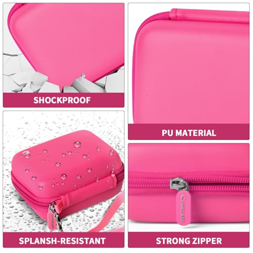 Funda protectora para cámara digital Comecase color rosa brillante miniatura 3
