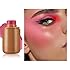 Pocket Blush Stick, 3-in-1 Natural Matte Blush and Contour Stick for Cheeks, Eyes and Lips - Moisturizing Formula - Non-Greasy - Long-lasting and Smooth Blush Stick 02 Guice bxo, 0.25 Fl.Oz 1 Pcs