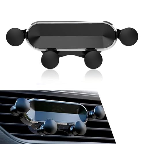 Arwrilt Car Phone Holder, Air Vent Cell Phone Holder, Universal Phone Mount for Most Cars (Black)