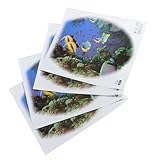 Yardenfun 4 Stück Teiliges Wc Sitz Aufkleber Selbstklebende Ablösbare...