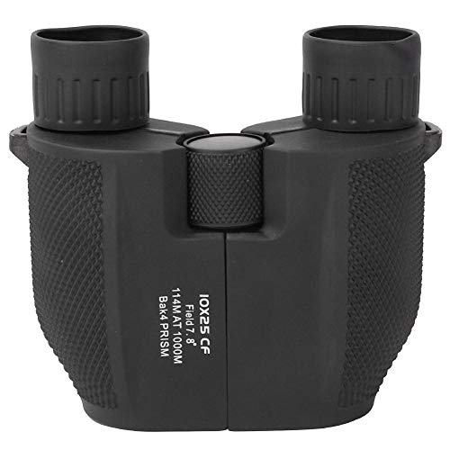 Goshyda 10X25 HD Binocular Telescope, BAK4 Prism 7.8░ Vision 10 Times Magnification Daily Waterproof Binocular for Sports Events