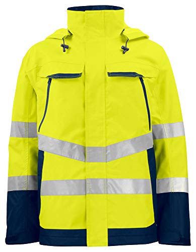 Veste haute visibilité jaune et bleu marine homme taille XS 646440–10-xs
