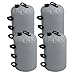 DUEYUN Pavillonstandfüße 4er Set Standfuß Sandsäcke Pavillonstandfüße, mit Wasser/Sand befüllbar, für Pavillons Gartenzelte Festzelte(Size:15L,Color:grau)