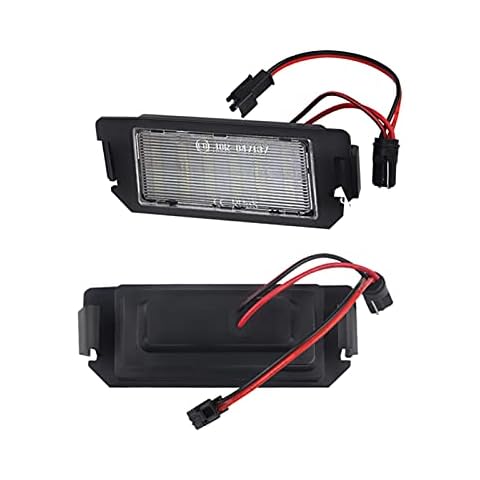 YMANNI plate light 2Pcs LED License plate light For Hyundai I20 Veloster FS XG 30 Terracan HP Coupe GK 12V White No error For Kia Picanto Rio Soul Cover