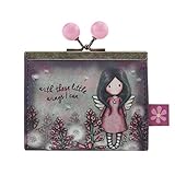 Monedero 972gj02 SANTORO GORJUSS 972GJ02, Monedero Little Wings para Mujer, Violeta, 10,5 x 11 x 3 cm