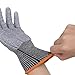 Qithmary Work Gloves 5-Level Cut Resistant Gloves Wire-Steel Slip-Proof Working Tools Packs of 2 (Wire-Steel, 8.66''x2.95'')