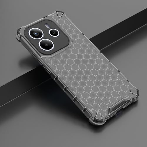 Image of Glasgow Back Case Cover Designed for [ Mi Redmi Note 14 5G ] (Stylish Look | Shock Proof) - Black
